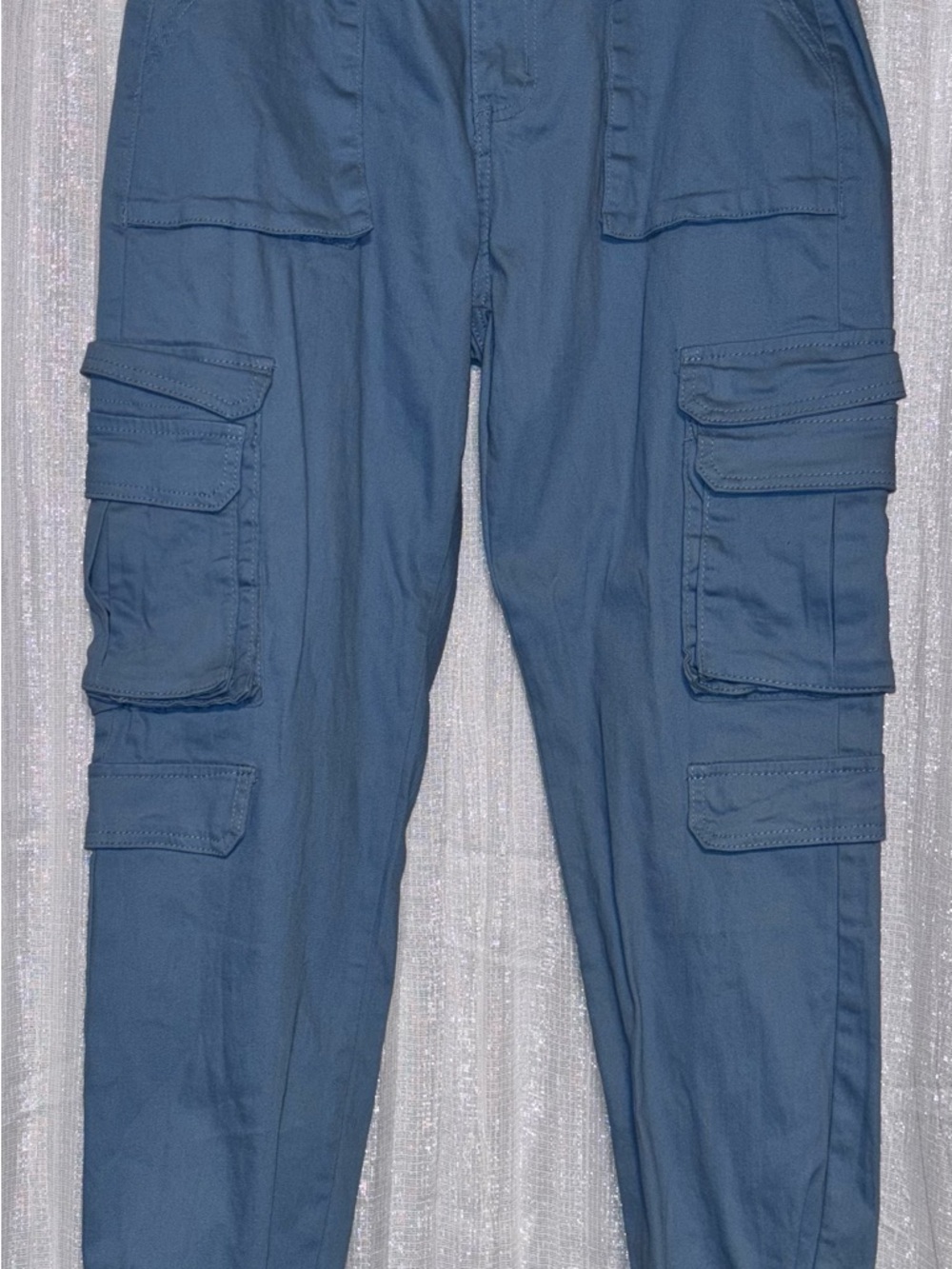 Windsor Men's Slate Blue Cargo Pants with Multi-Pocket Utility